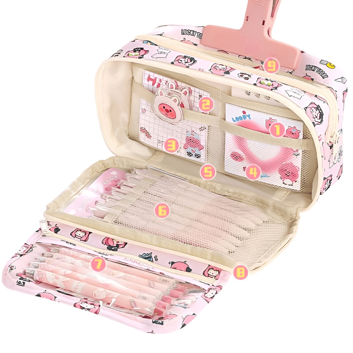 GENERICO - Cartuchera Grande Niña Anime Familia Espía Forger