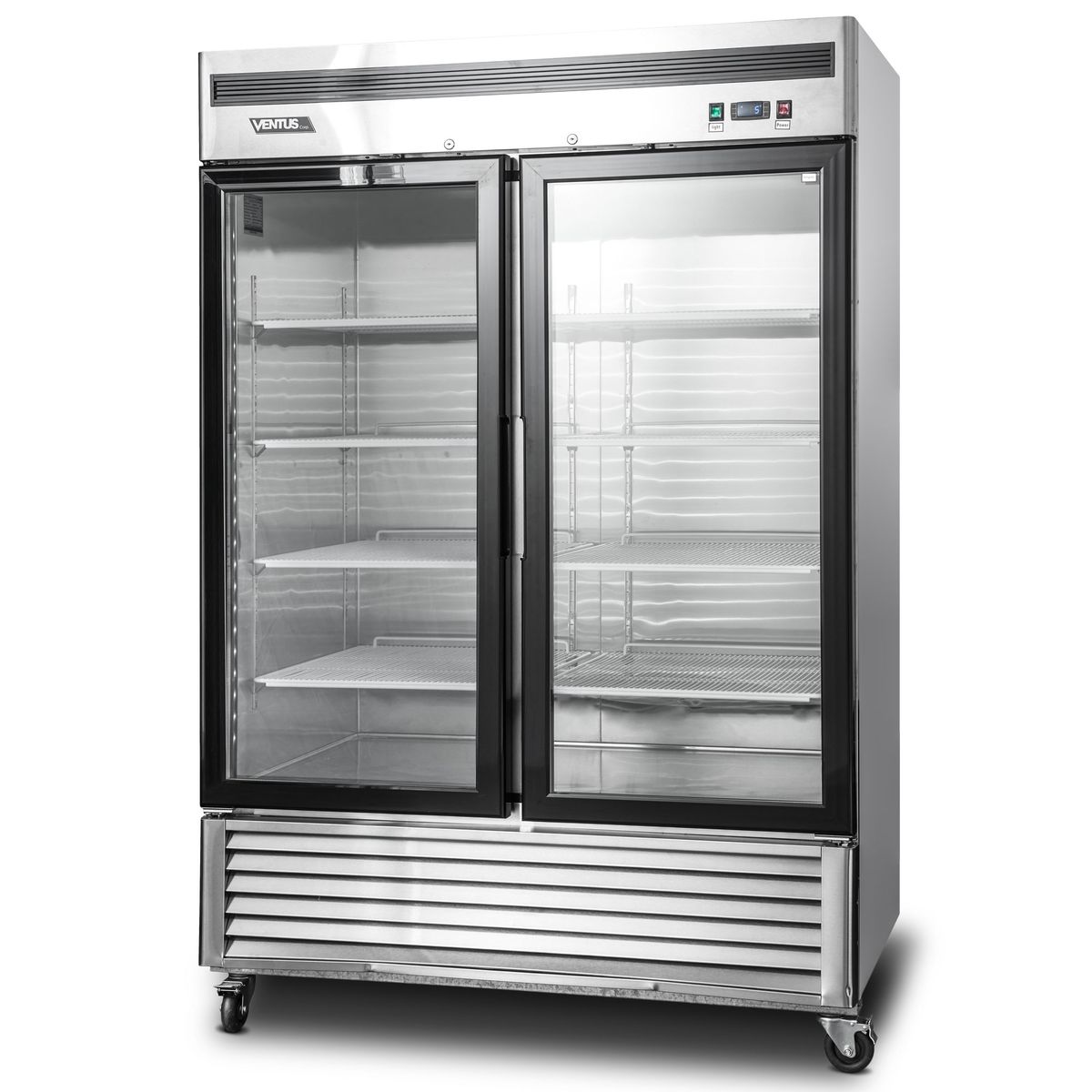 VENTUS - Freezer Industrial Acerado Con 2 Puertas De Vidrio, VF2PS-1400V  – Ventus