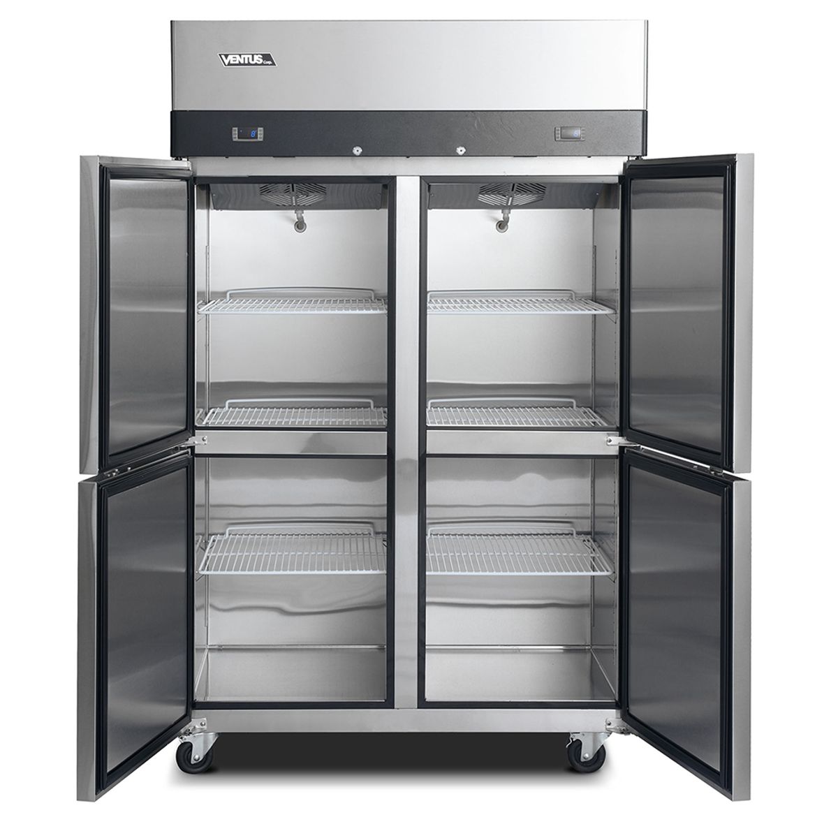 VENTUS - Freezer Industrial Acerado de 4 Puertas 900L, VF4PS-1000 - Ventus