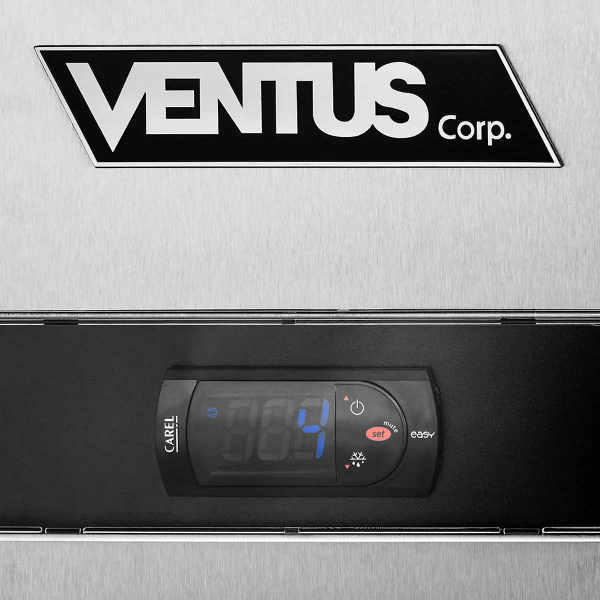 VENTUS - Mesa Refrigerada Acerada con 2 puertas de 300 Litros, VMR2PS-260 – Ventus