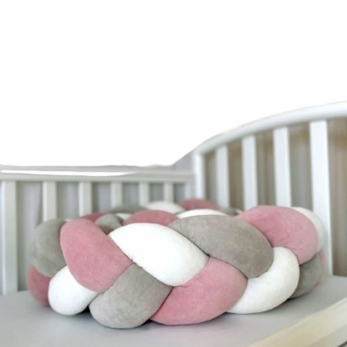 GENERICO - Protector de cuna trenzado 2 metros