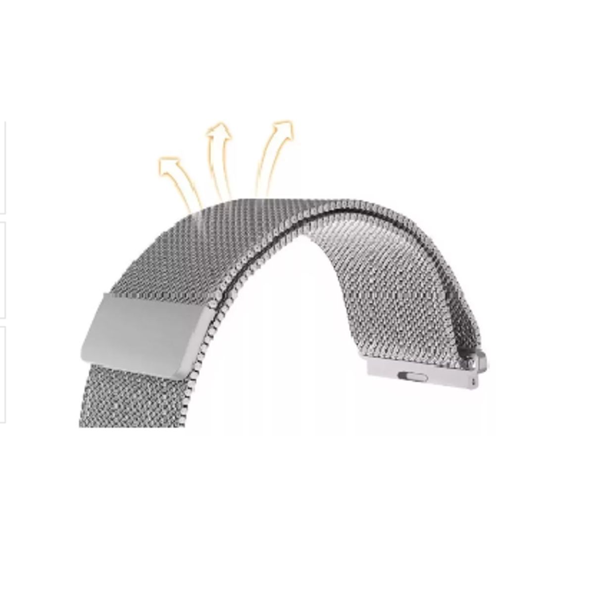 GENERICO - Correa Milanesa para Samsung Watch 22mm - PLATEADO