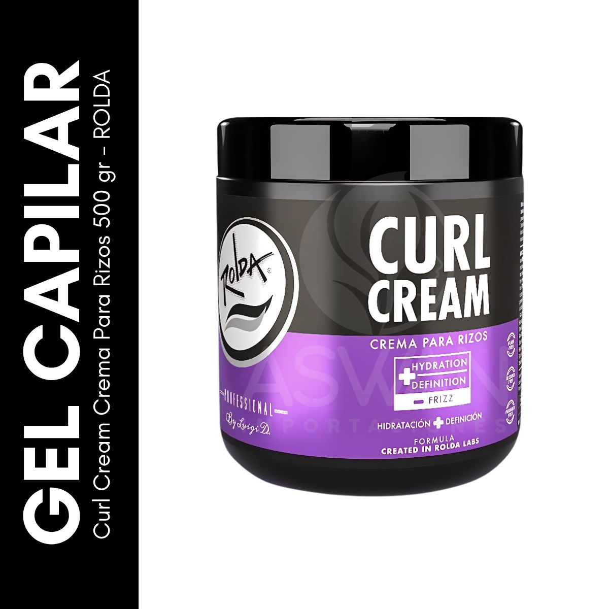 GENERICO - Curl Cream Crema Para Rizos 500 gr - ROLDA