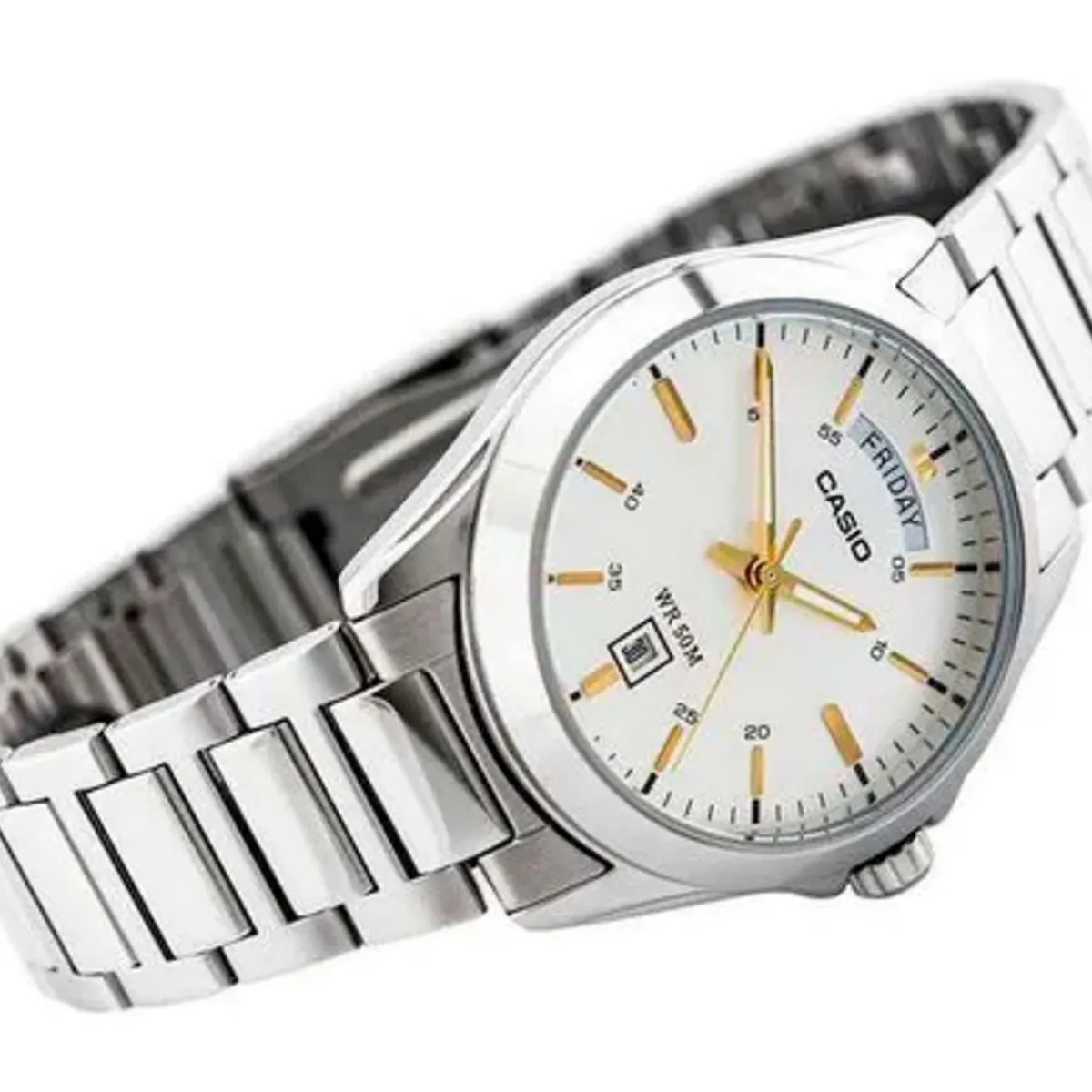 CASIO - RELOJES CASIO ORIGINAL MTP-1370D BLANCO  CAS-78