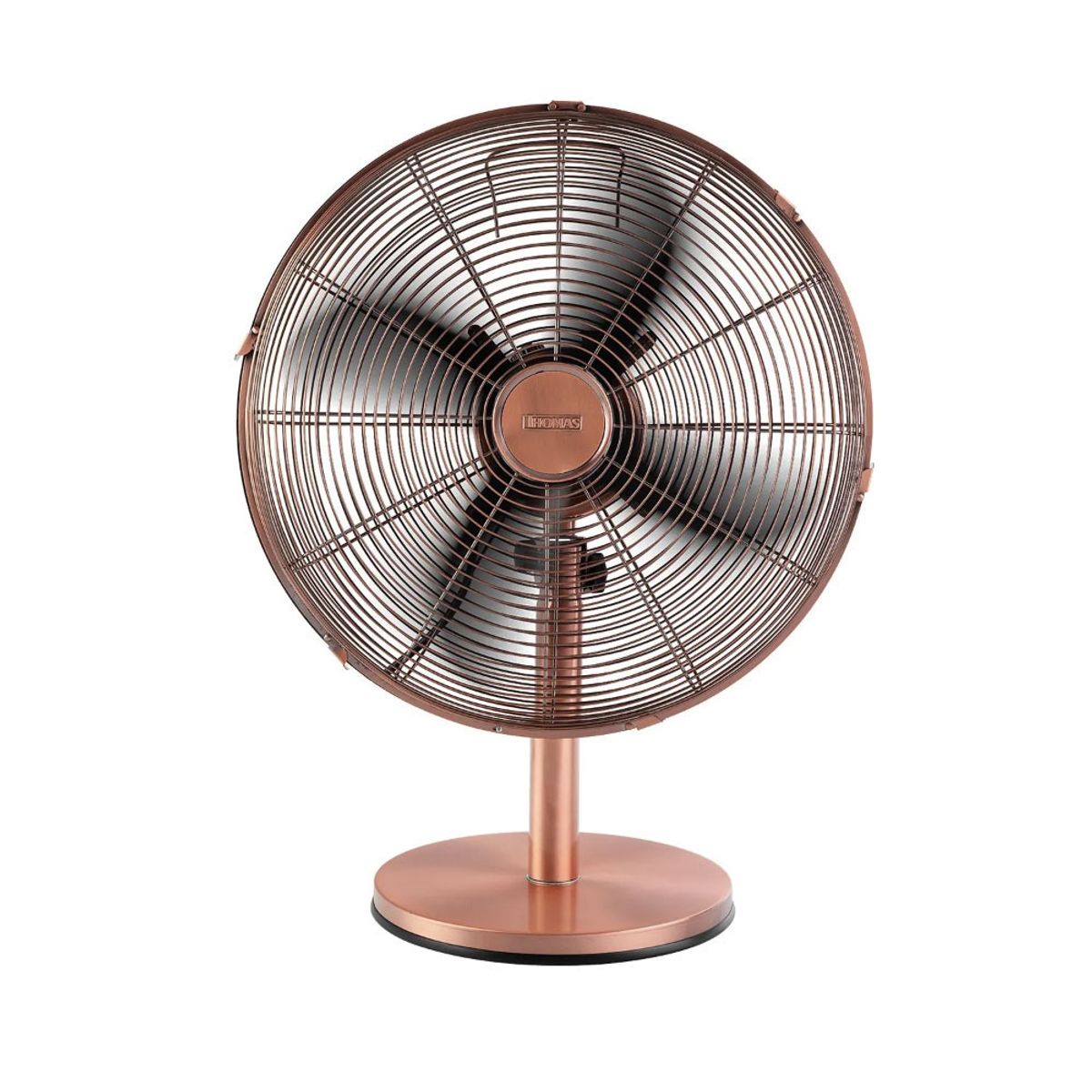 THOMAS - Ventilador Retro Thomas TH16CM Cobre de 16" con 3 Velocidades