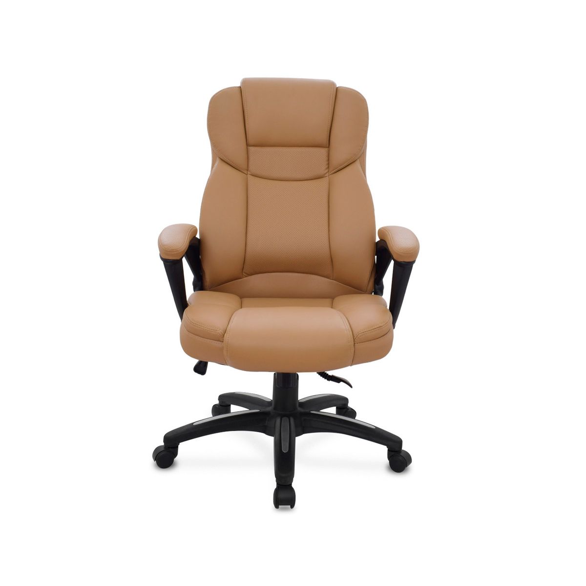 OFIDEAS - Silla Ergonómica City Cuero Café Ofideas