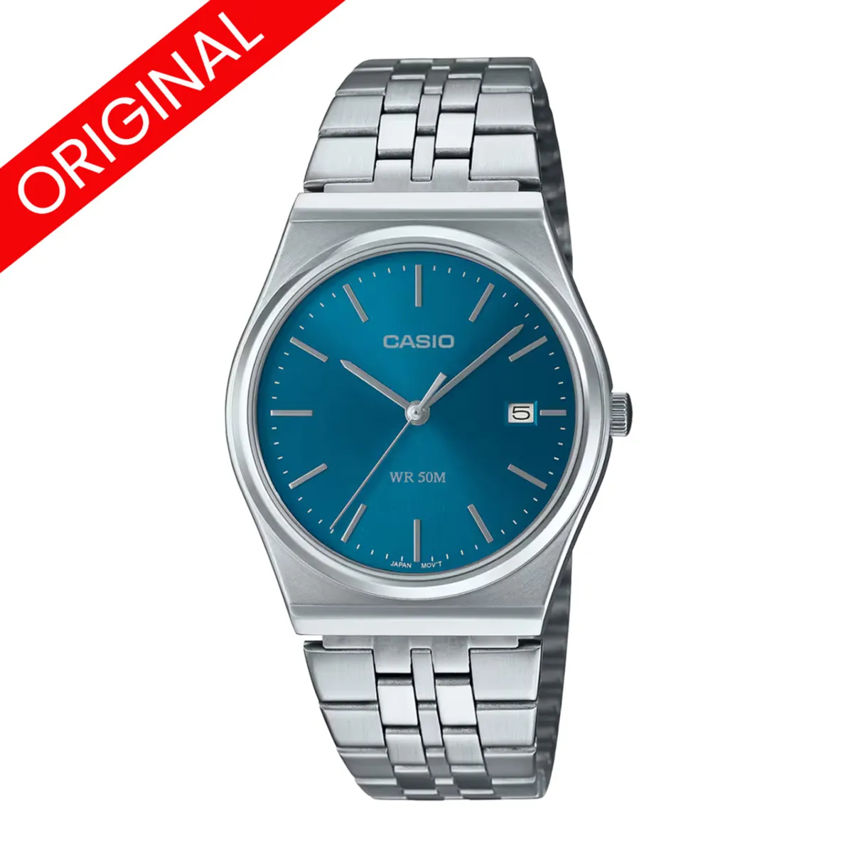 CASIO - RELOJES CASIO ORIGINAL MTP-B145D AZUL  CAS-65