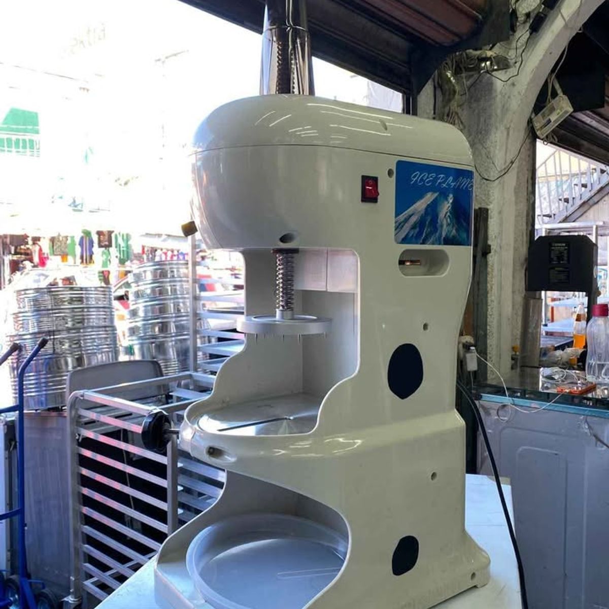 GENERICO - Máquina de hielo comercial trituradora de hielo