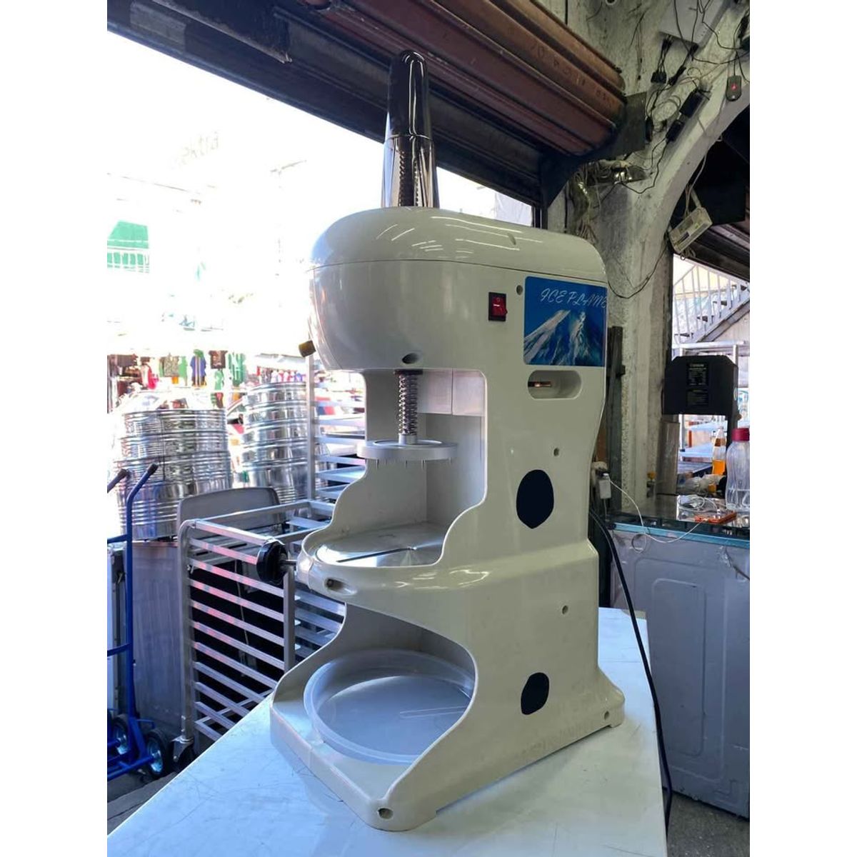 GENERICO - Máquina de hielo comercial trituradora de hielo