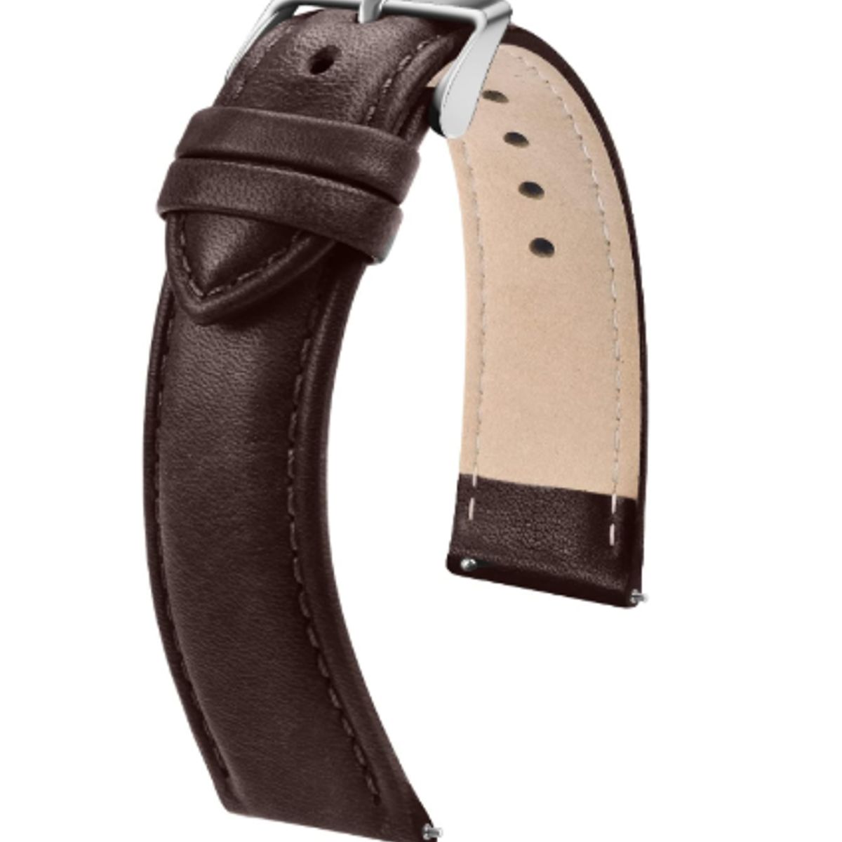 GENERICO - Correa Cuero para Samsung Watch 20mm - MARRON