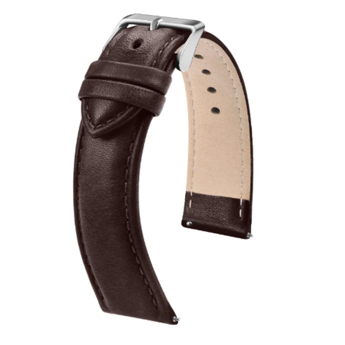 GENERICO - Correa Cuero para Samsung Watch 20mm - MARRON