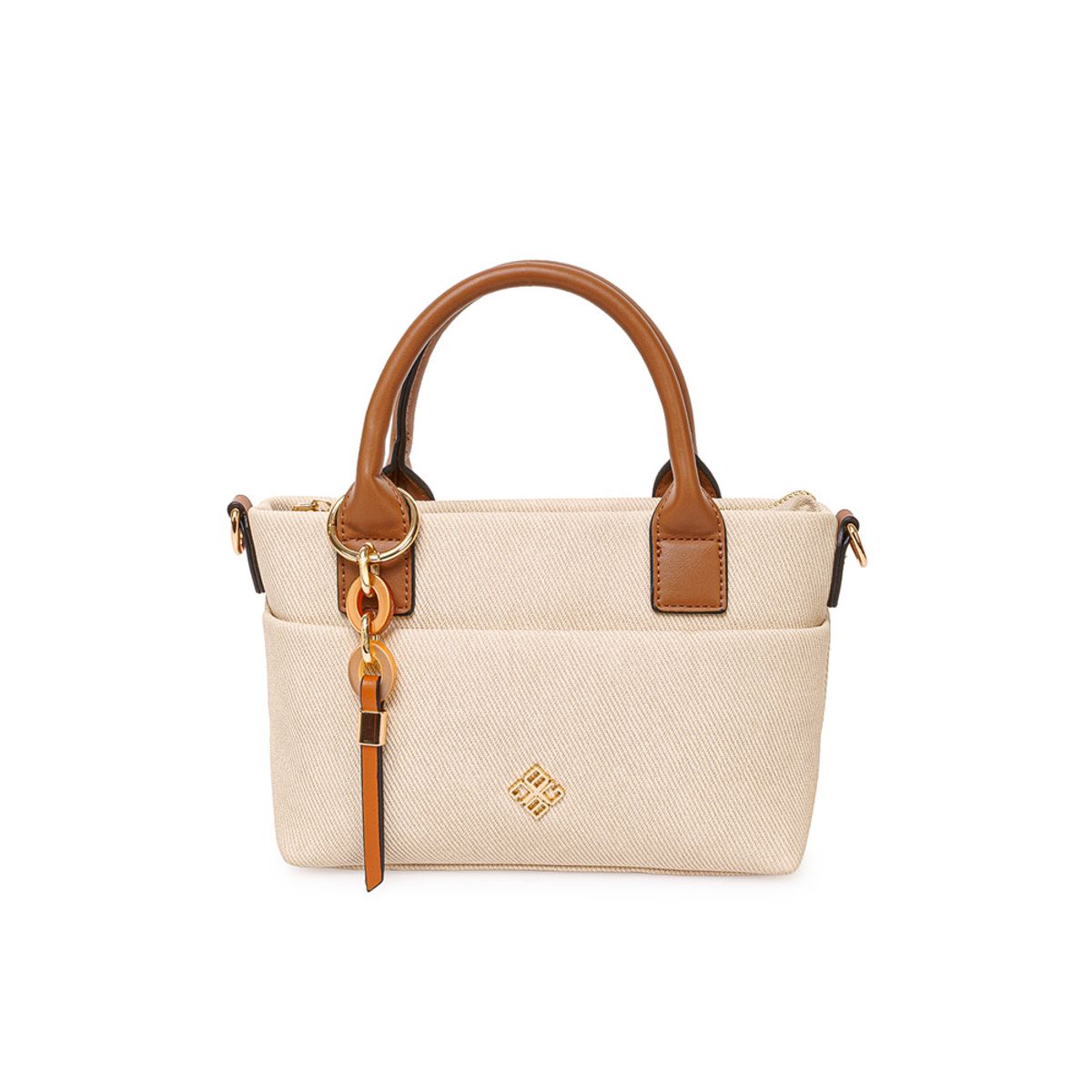 VIALE - Cartera Briganti Satchel BRI-CM2609 YuteNatural