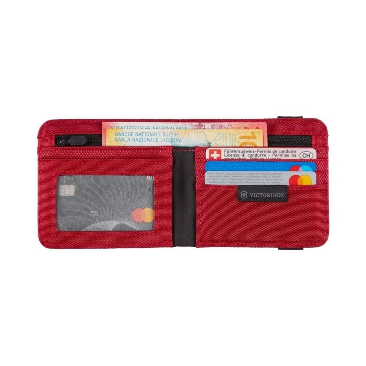 VICTORINOX - Billetera RFID Bi-fold Travel Accessories EXT Victorinox