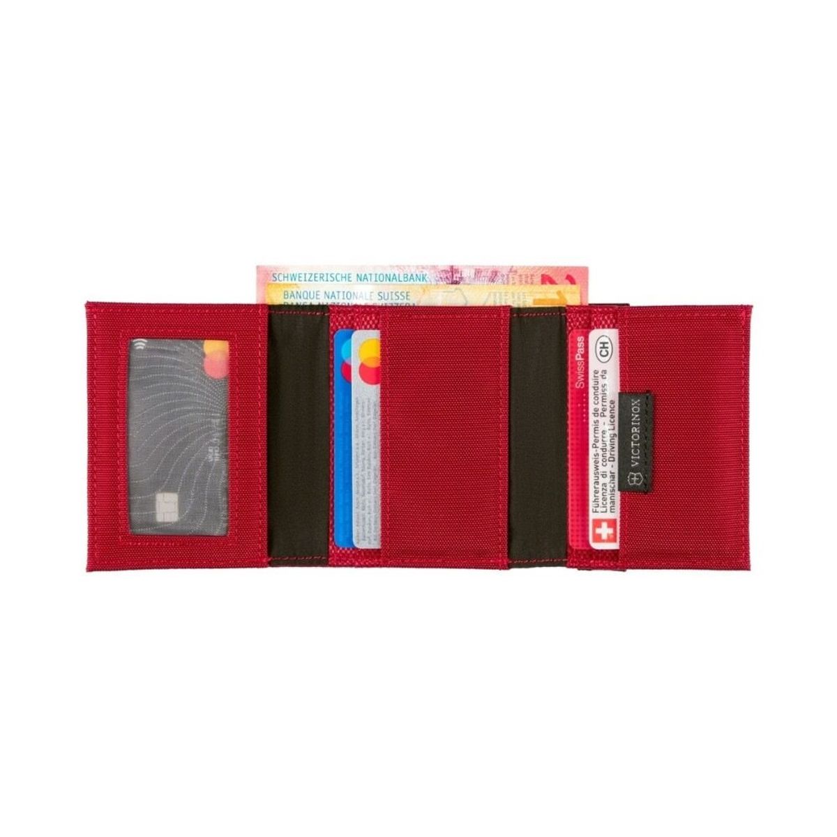 VICTORINOX - Billetera RFID Tri-fold Travel Accessories EXT Victorinox