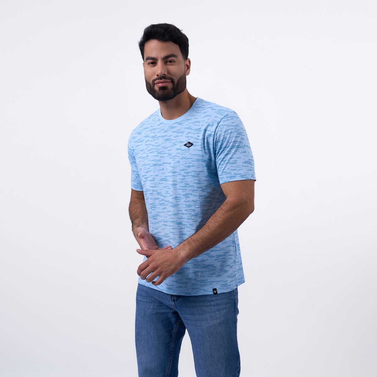 BRONCO - POLO BRONCO HOMBRE - SQUARES JERSEY