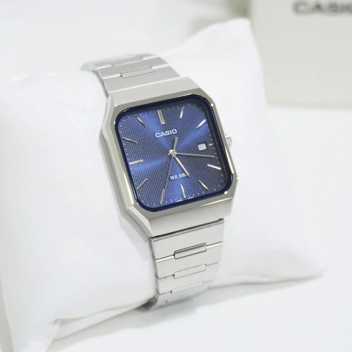 CASIO - RELOJ CASIO ORIGINAL MTP-B185D AZUL  CAS-90