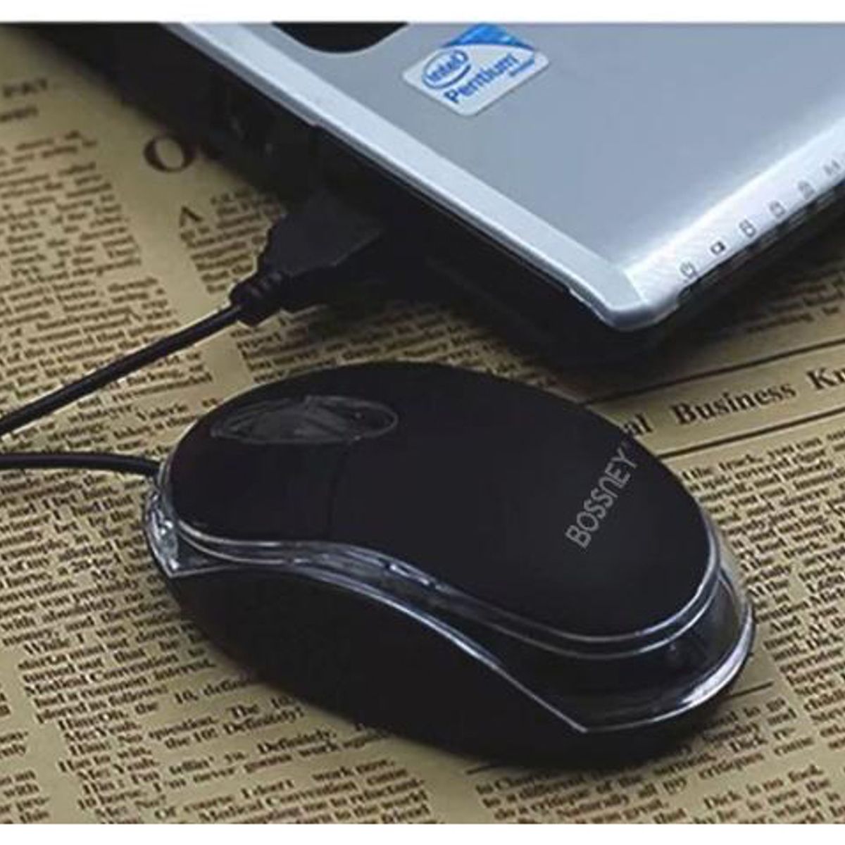 GENERICO - Mouse Optico USB Con Cable 3 Botones Portatil Para PC Escritorio Hogar