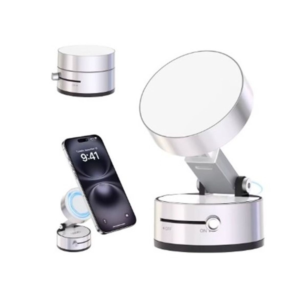 GENERICO - Soporte Plegable Magnético para Teléfono Móvil