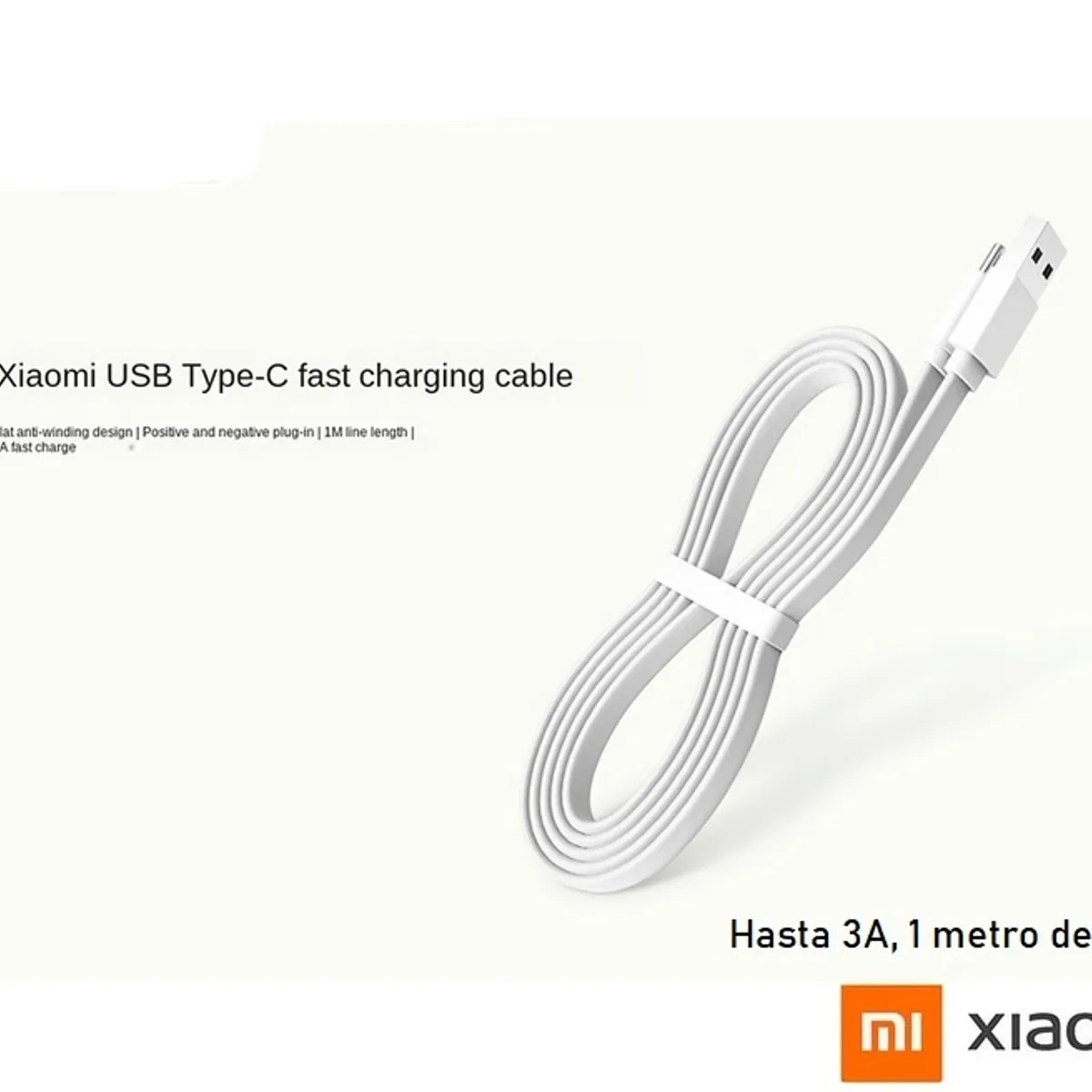 XIAOMI - CABLE USB XIAOMI  Carga Rápida UP 67W - Blanco