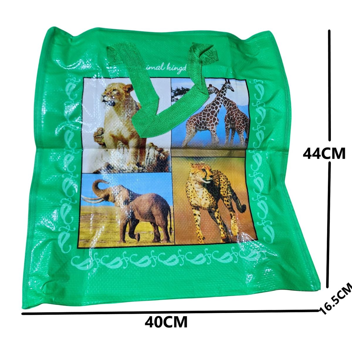 GENERICO - Pack x2 bolsas con cierre de 44cm x 40cm con diseño - Pequeño