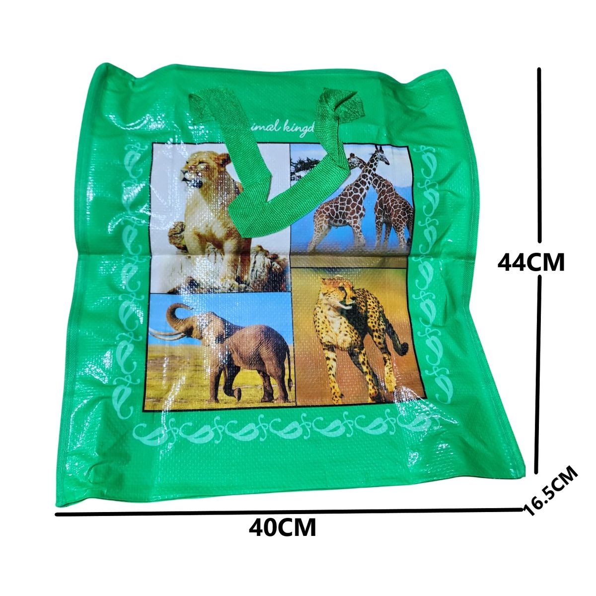 GENERICO - Pack x2 bolsas con cierre de 44cm x 40cm con diseño - Pequeño