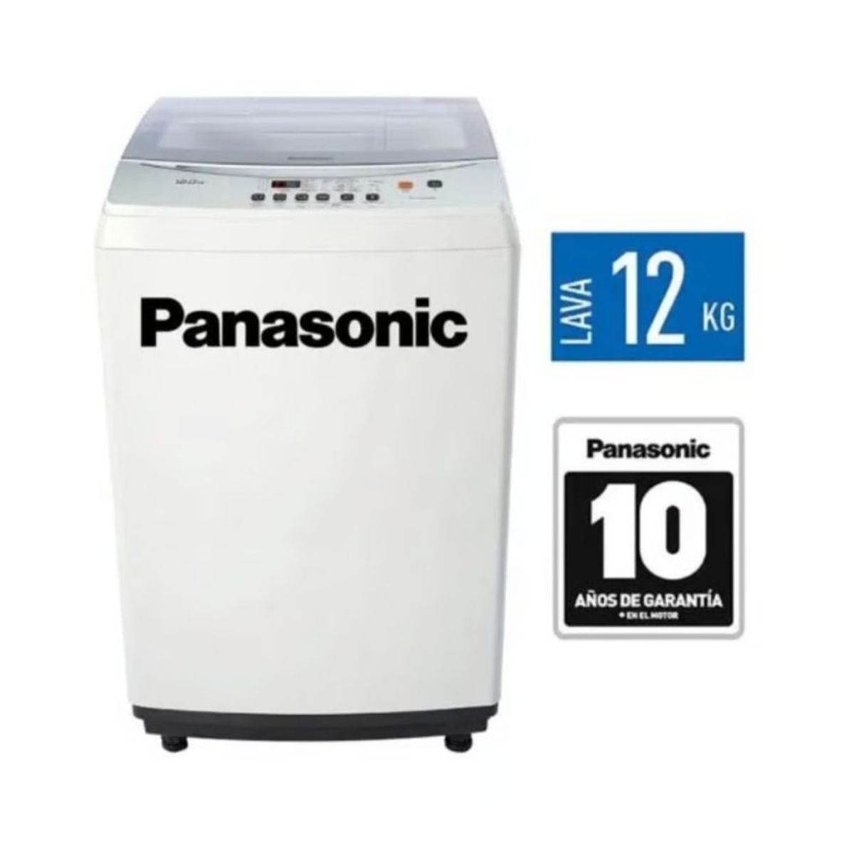 PANASONIC - LAVADORA PANASONIC 12KG CARGA SUPERIOR NA-F120L6WRH