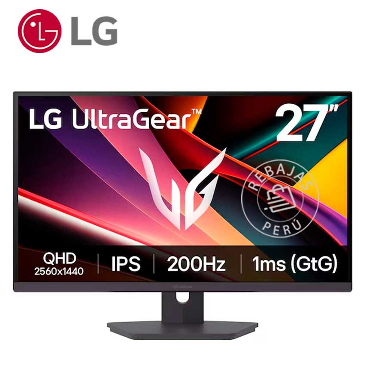 LG - Monitor LG 27G610A-B Gamer UltraGear 27 QHD IPS 200Hz 1ms
