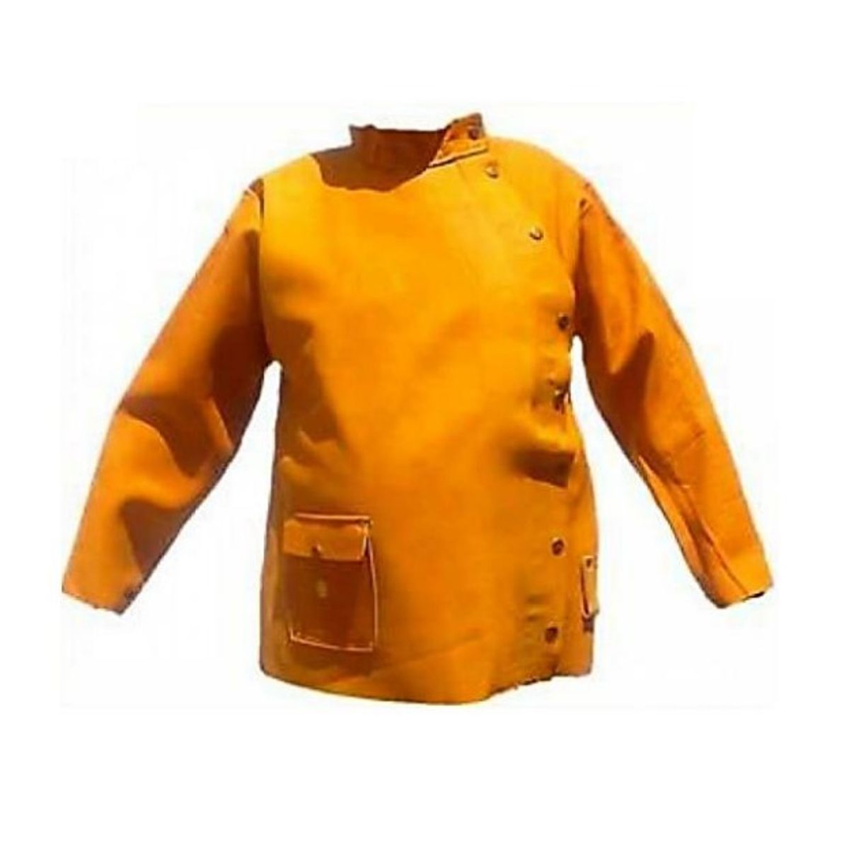 GENERICO - EQUIPO PARA SOLDADOR DE CUERO RESISTENTE CASACA Y OVEROL COMPLETA TALLA L