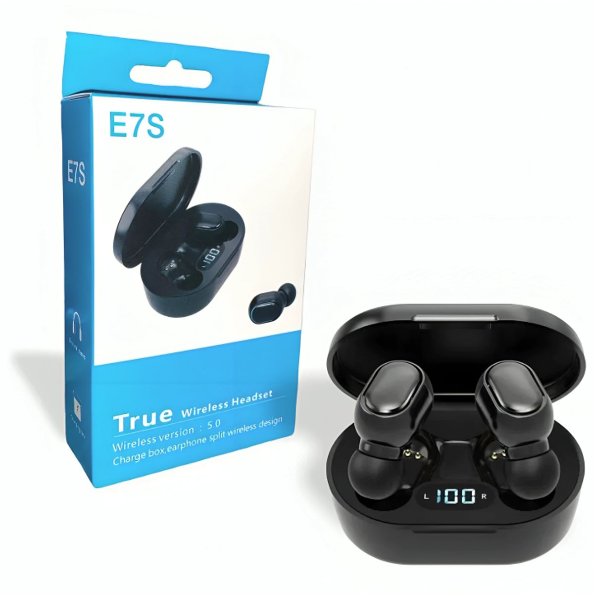 GENERICO - Audífonos Inalámbricos TWS con Pantalla Digital y Bluetooth 5.3