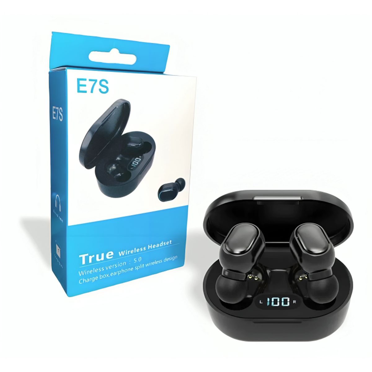 GENERICO - Audífonos Inalámbricos TWS con Pantalla Digital y Bluetooth 5.3