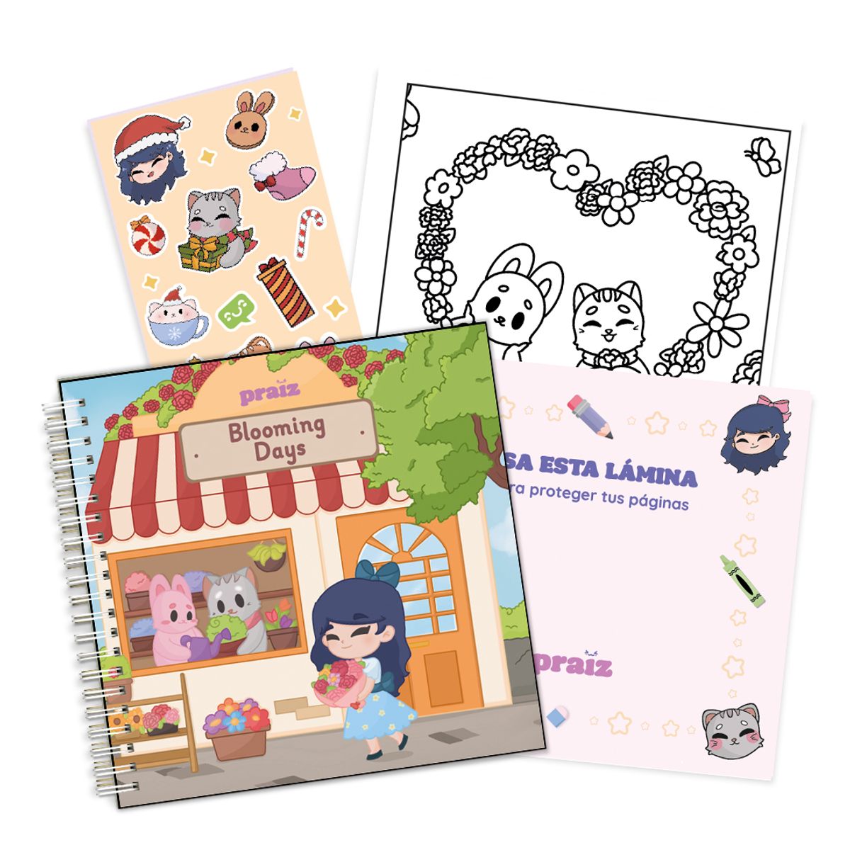 GENERICO - LIBRO PARA COLOREAR BLOOMING DAYS