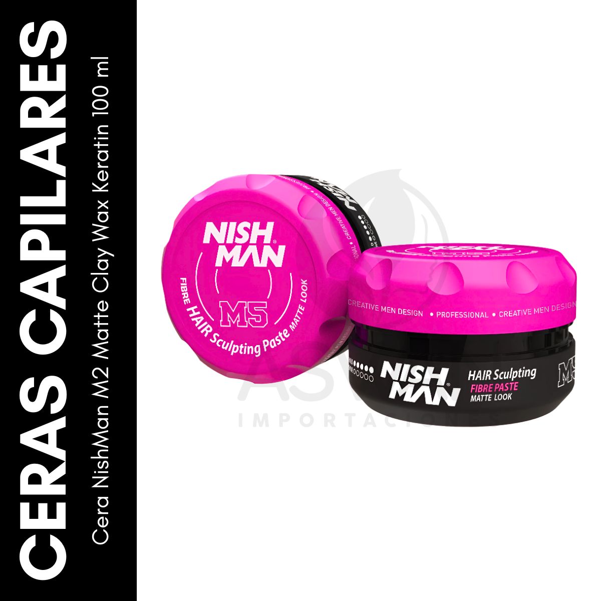 GENERICO - Cera NishMan M5 Fibre Paste Matte Look 100 ml