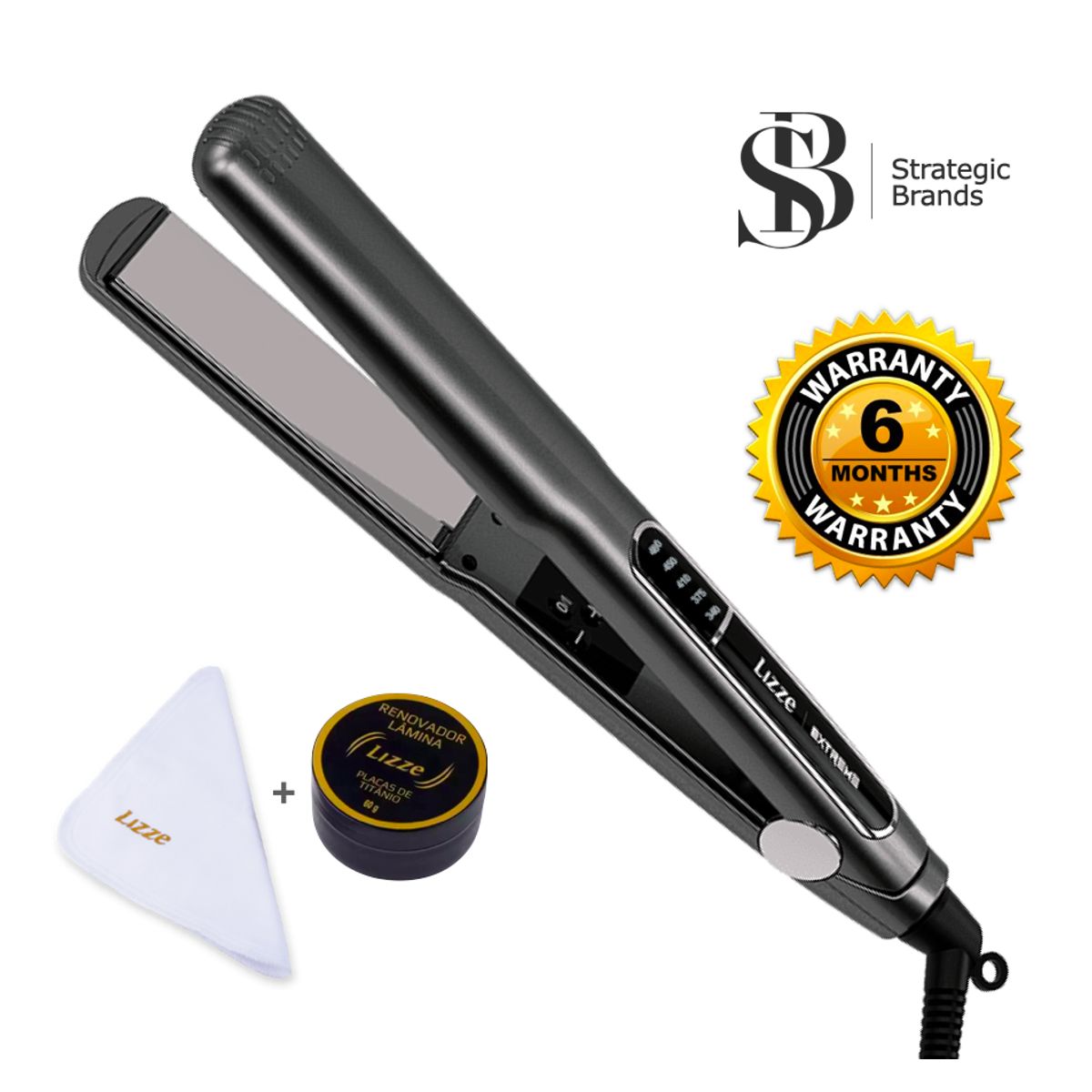LIZZE - PLANCHA LIZZE EXTREME 480F + KIT PULIDOR ORIGINAL