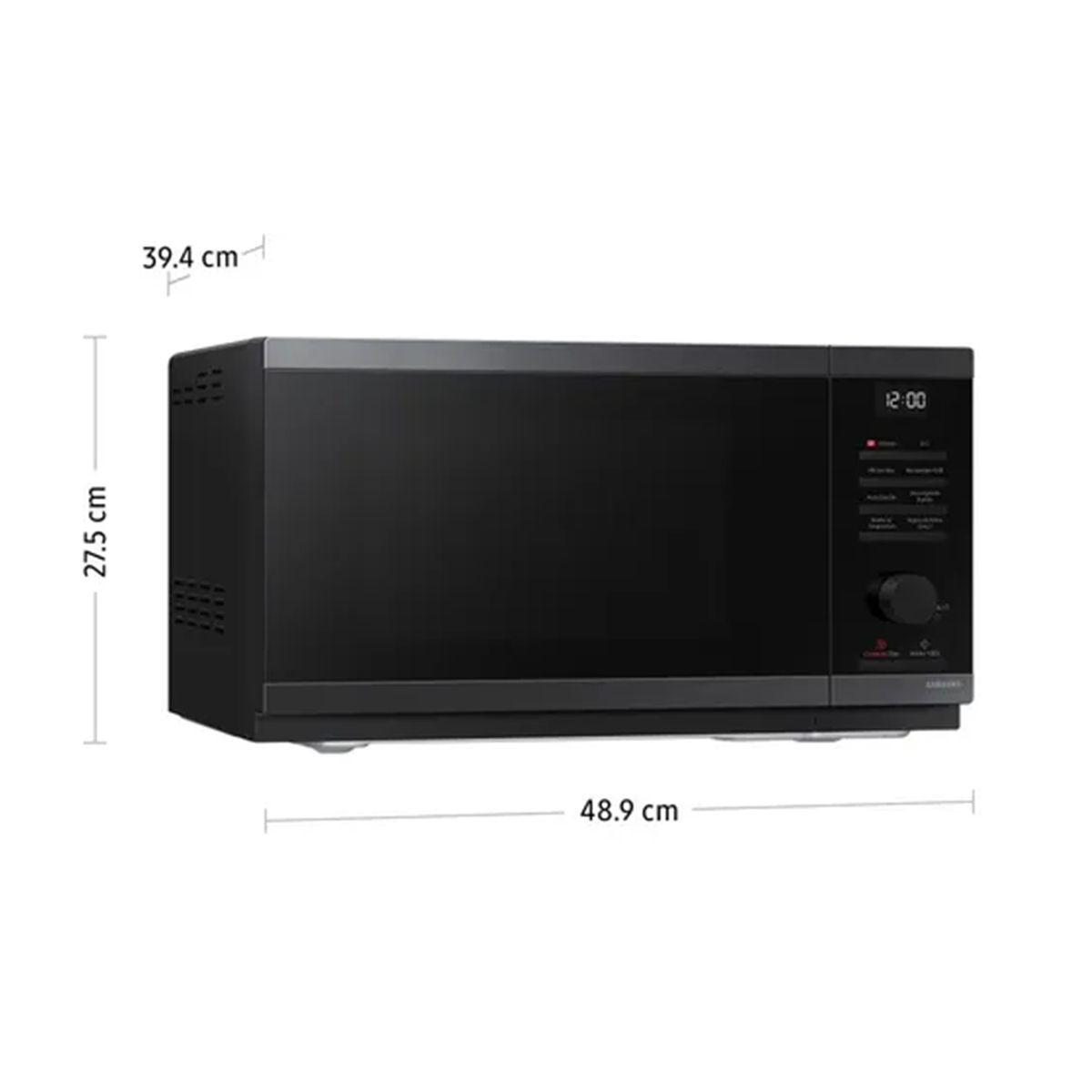 SAMSUNG - HORNO MICROONDAS 23 LTS SAMSUNG MG23DG4524AGPE NEGRO