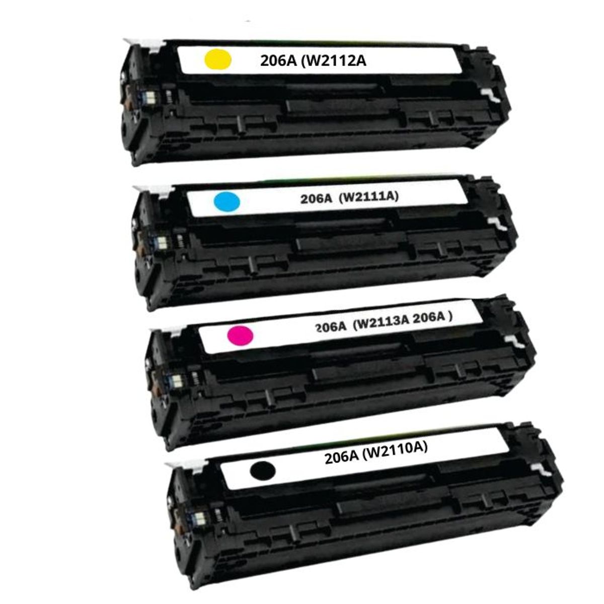 TONER COMPATIBLE HP 206A PACK COMPLETO CYMBK, marca GENERICO - Foto 2