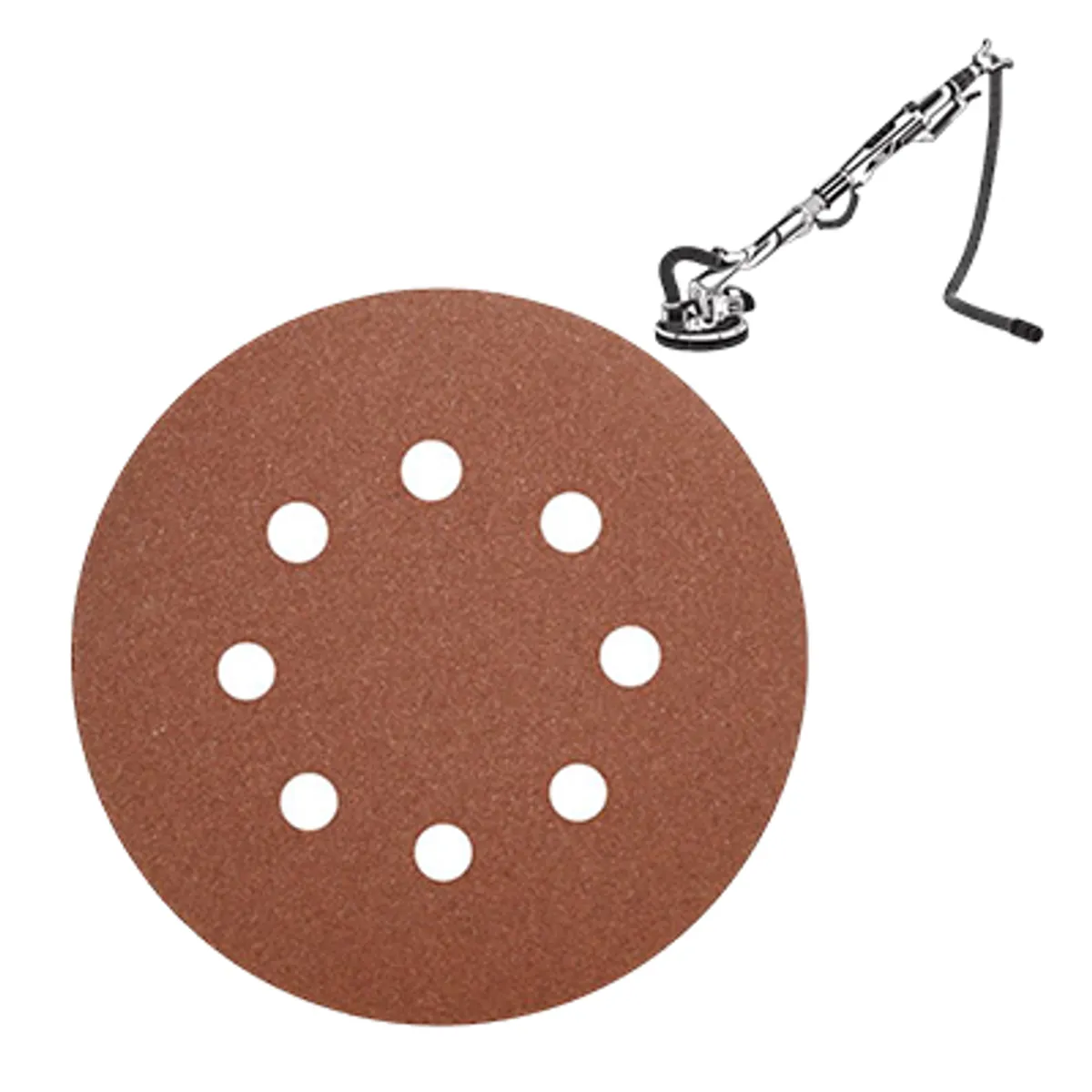 GN - DISCOS DE LIJAS DE 7 PULG P240 DE 100 UNID