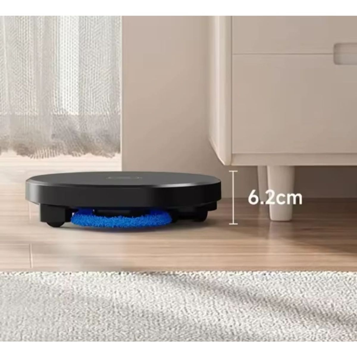 GENERICO - Trapeador Robot Automatico Inalambrico Limpiador Inteligente Negro