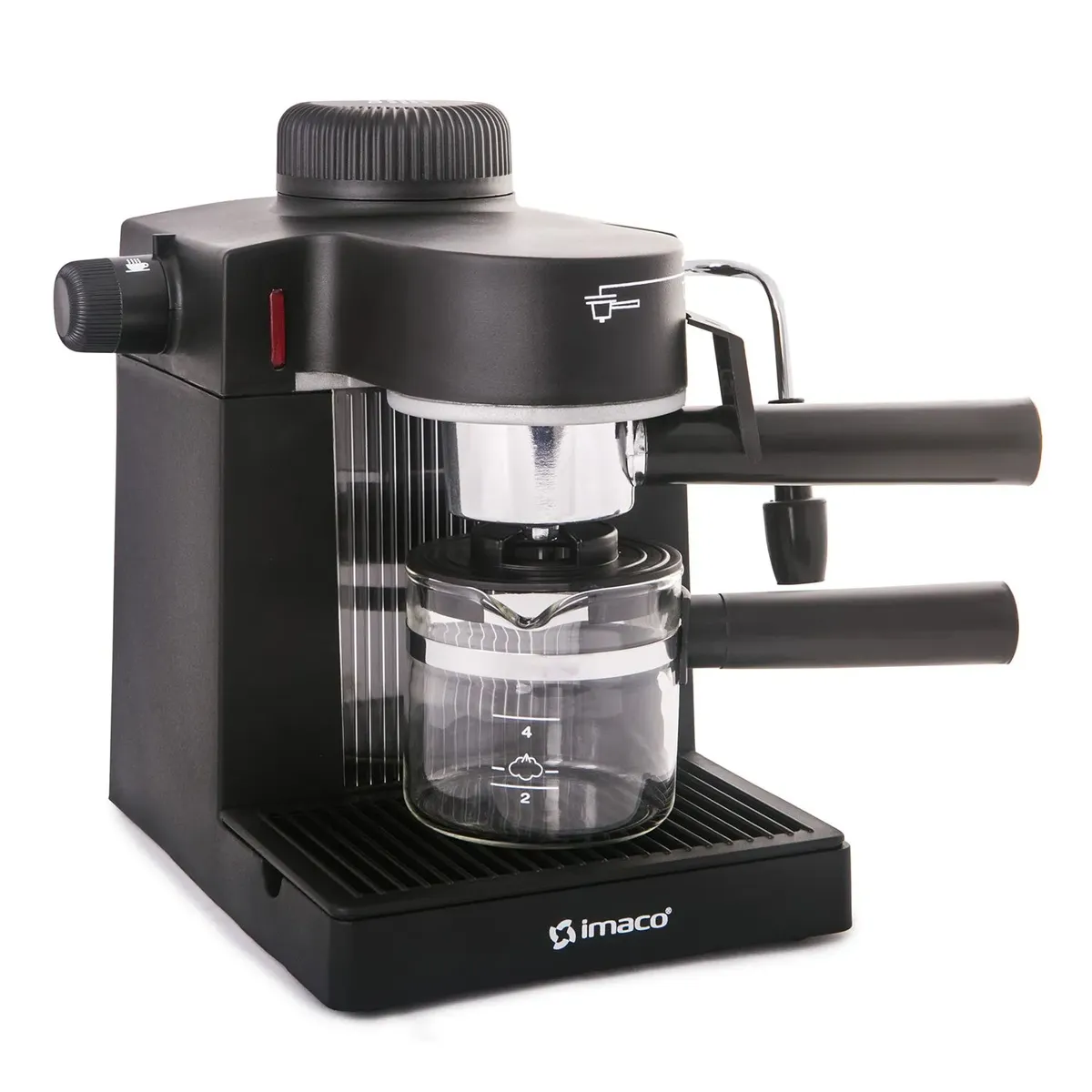 OSTER - Cafetera Espresso y Capuccino Imaco IECM5B – 5 Bares de Presión