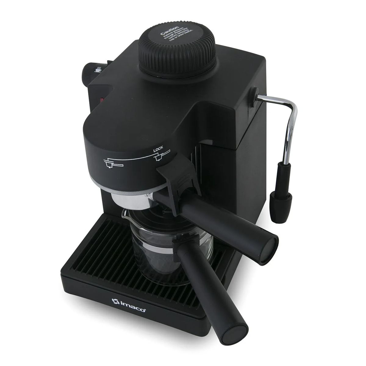 OSTER - Cafetera Espresso y Capuccino Imaco IECM5B – 5 Bares de Presión