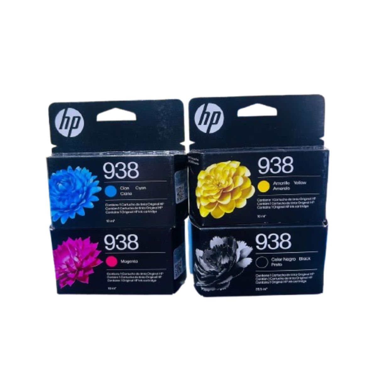 HP - Kit 4 Tintas Hp 938 Original para HP OfficeJet Pro 9110, 9120, 9130, 9720, 9730