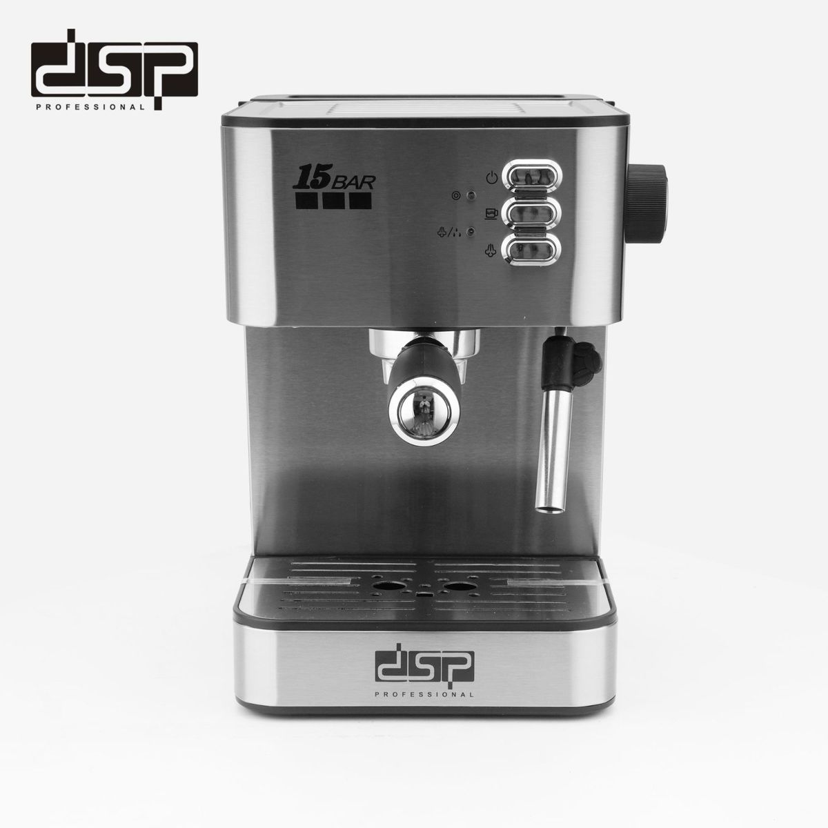 Dsp - CAFETERA EXPRESS MANUAL 15 BARES DSP MK-Y20240 ACERADO