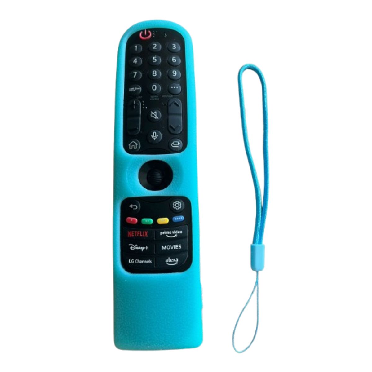 GENERICO - Funda protector para Control LG Magic 2024 MR24 Turquesa