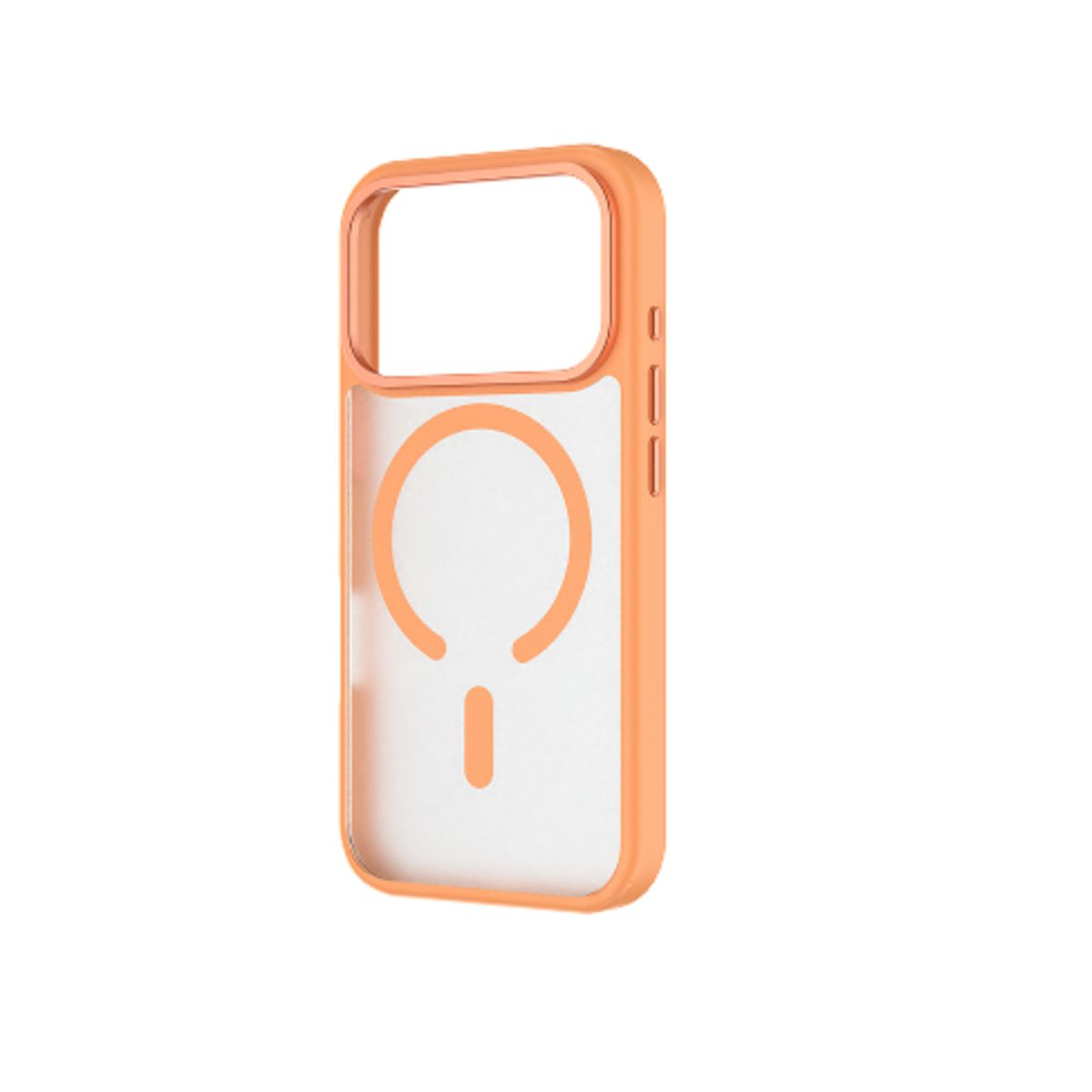 SPACE - case magsafe soft matte para iphone 17 pro max naranja