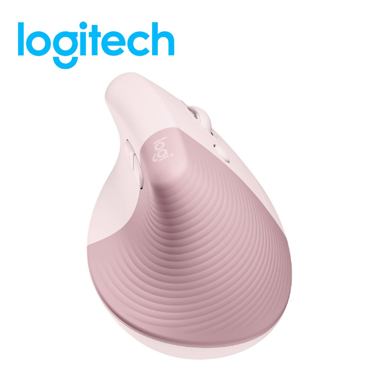 LOGITECH - Mouse Lift Vertical Logitech Ergonómico rose  910-006472