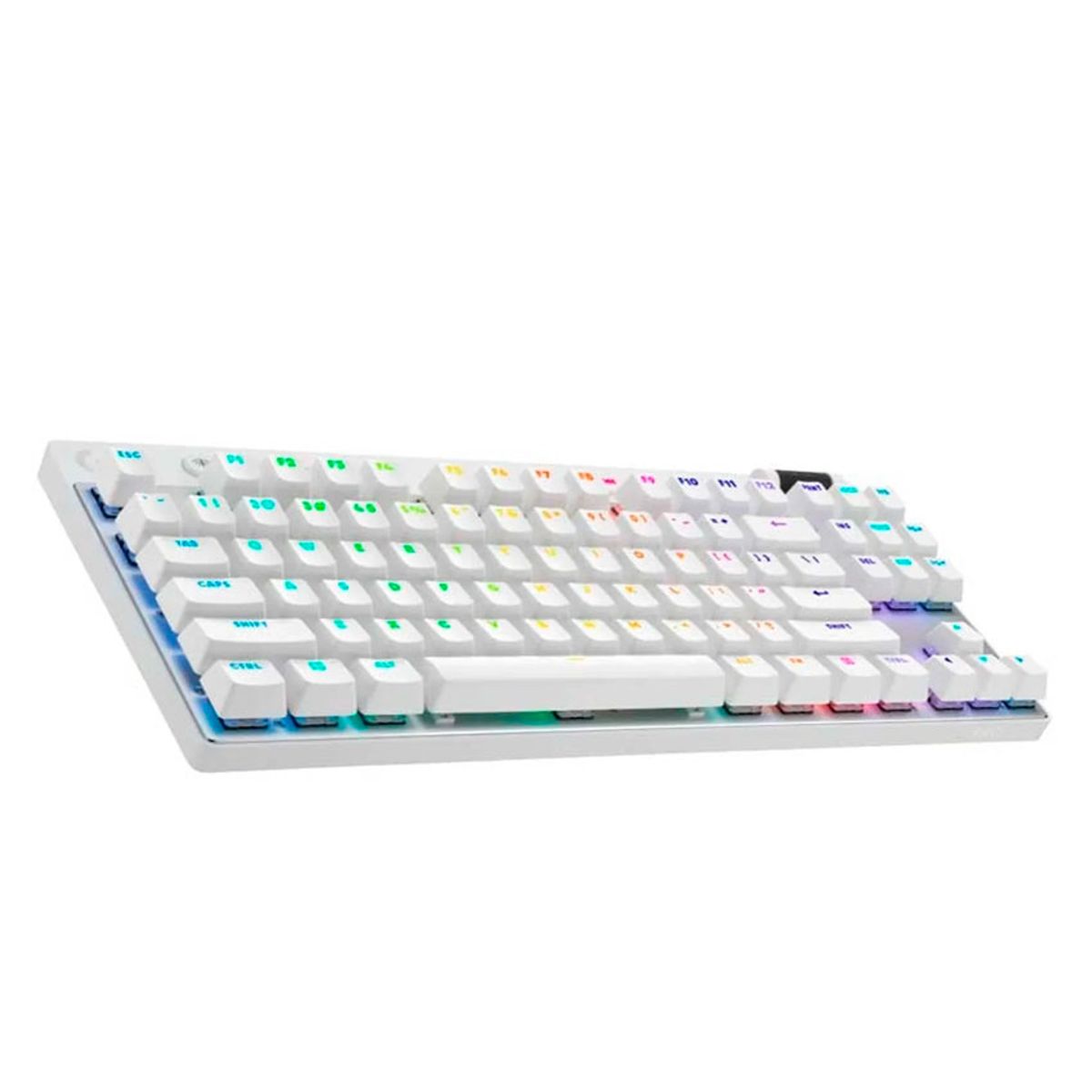 LOGITECH - Teclado Logitech PRO X TKL LIGHTSPEED USB Blanco Gaming Inalámbrico