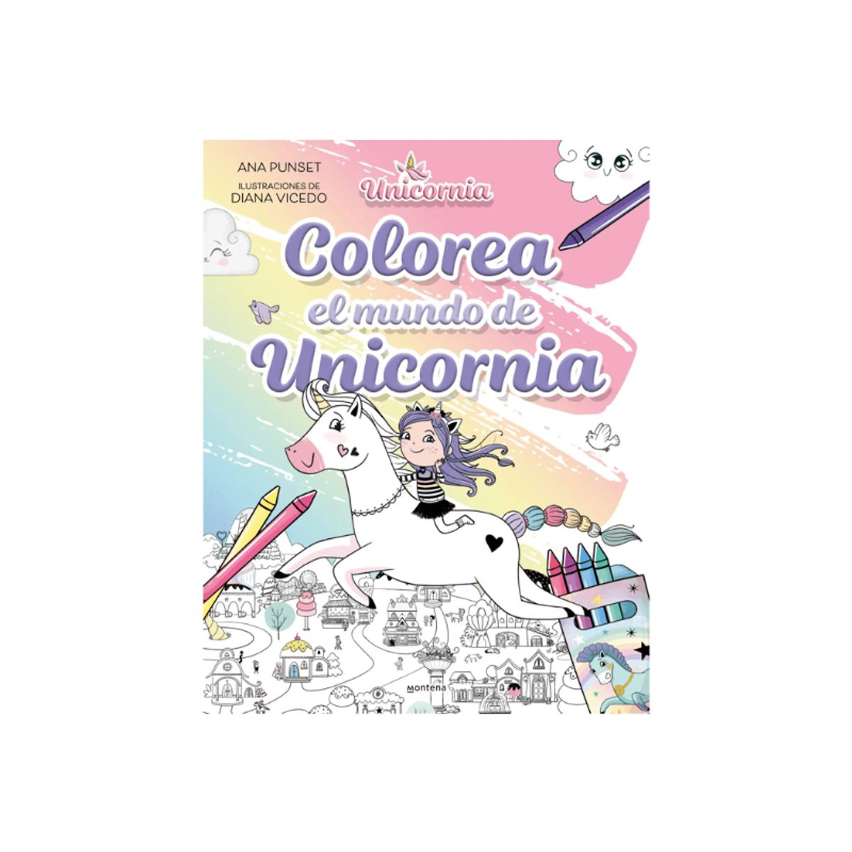 IBERO - LIBRO DE COLOREAR DE UNICORNIA