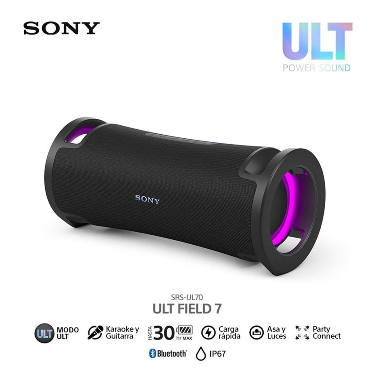 SONY - Parlante Portatil SONY ULT FIELD 7 SRS-ULT70