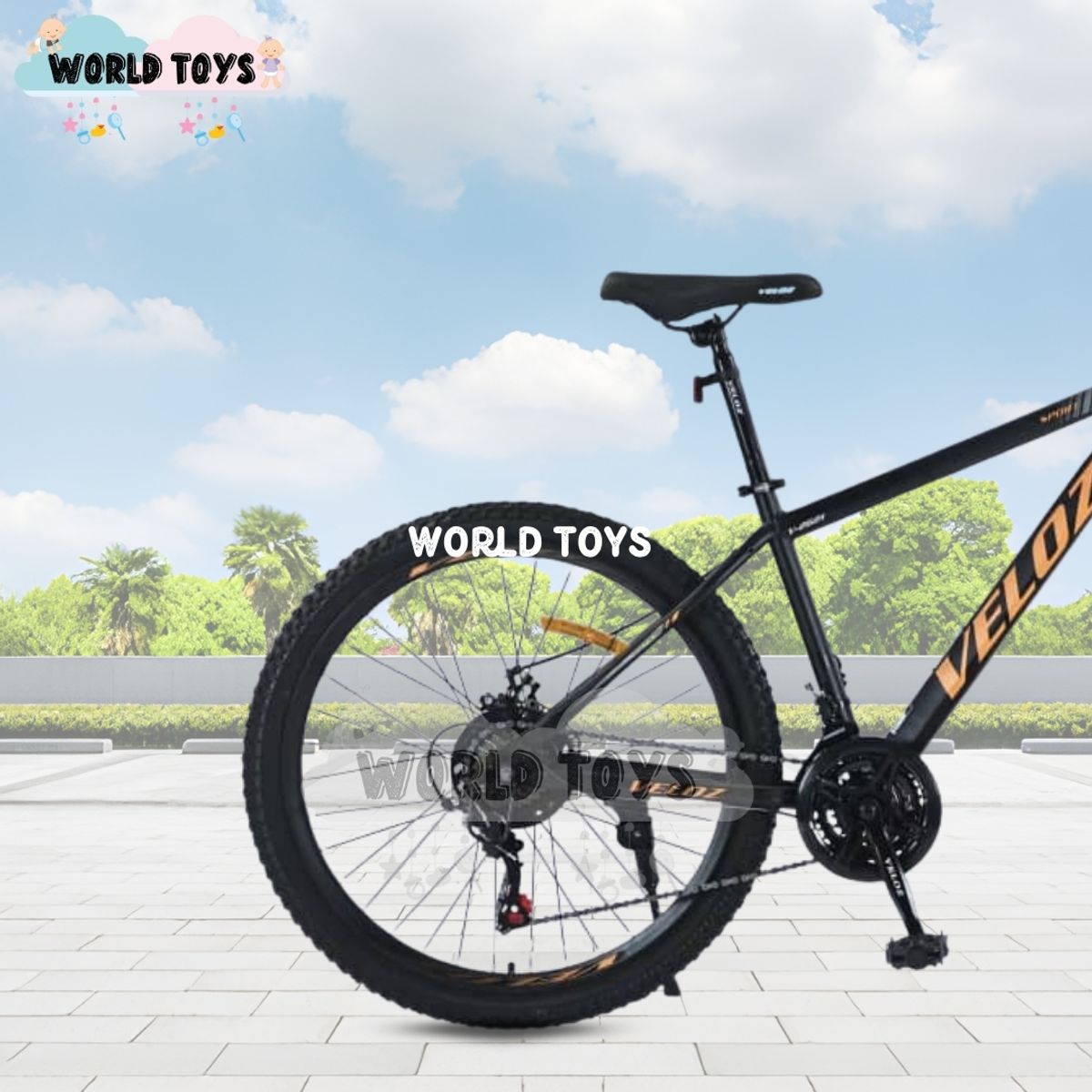 VELOX - Bicicleta Deportiva Aro 26 «ROMANI MTB» Edición Limitada Orange