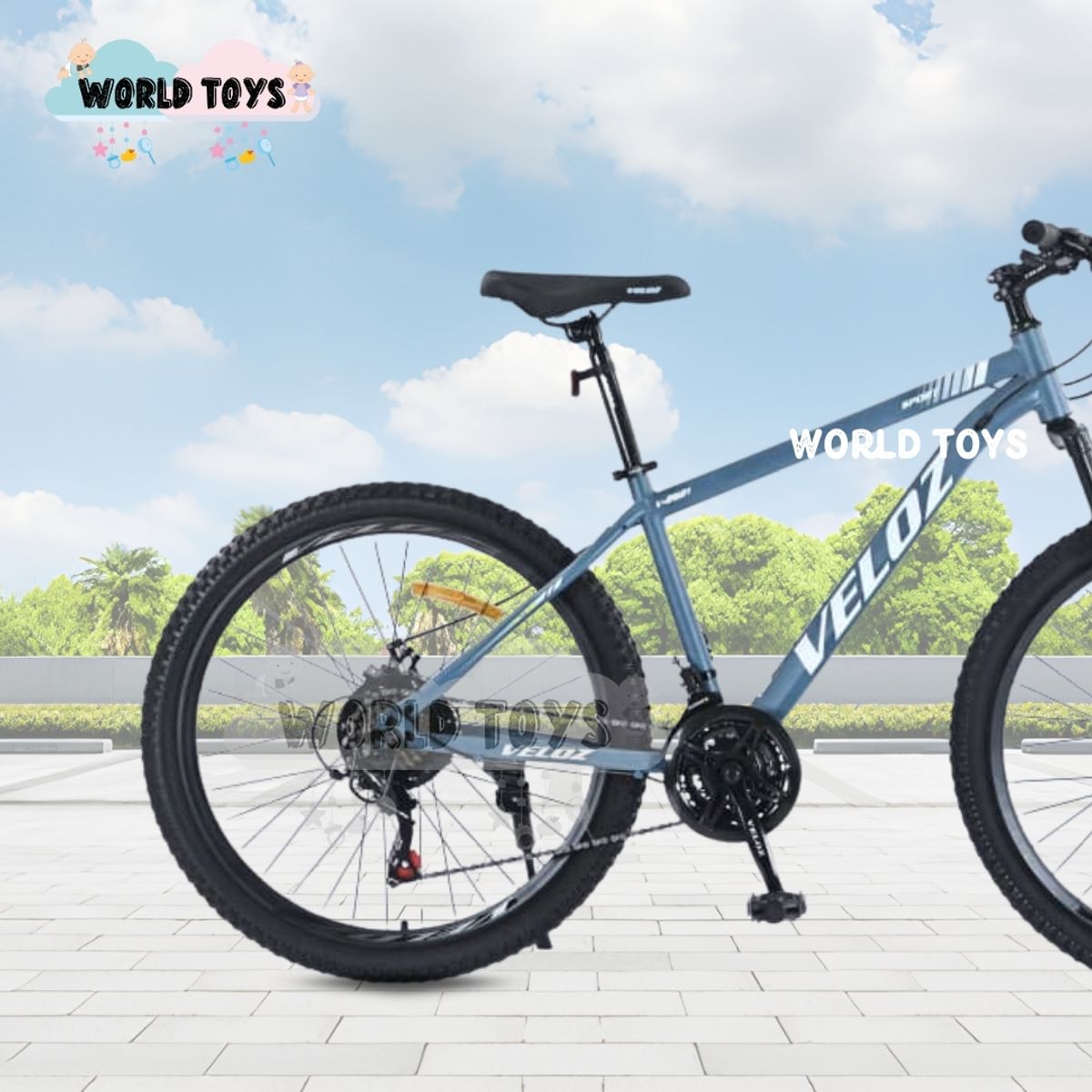 VELOX - Bicicleta Deportiva Aro 26 «ROMANI MTB» Edición Limitada Light Blue