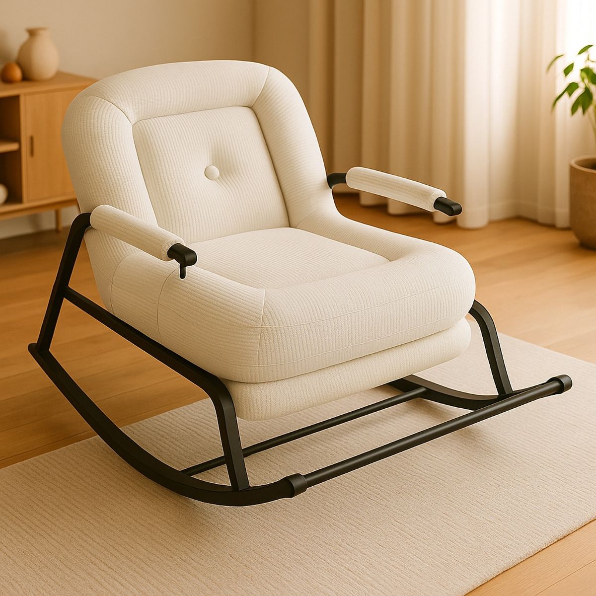 GENERICO - Silla Mecedora Ocio Puff